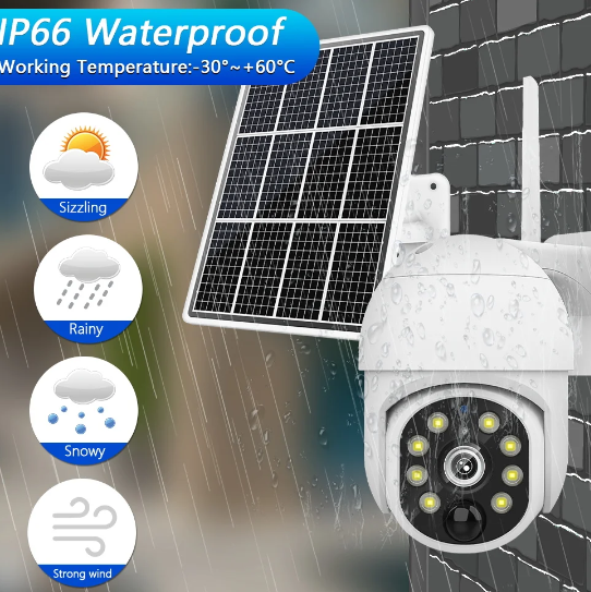 4G Solar Surveillance Camera Waterproof